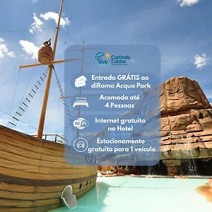 Spazzio Diroma Com Acesso Gratuito No Acqua Park **** Caldas Novas